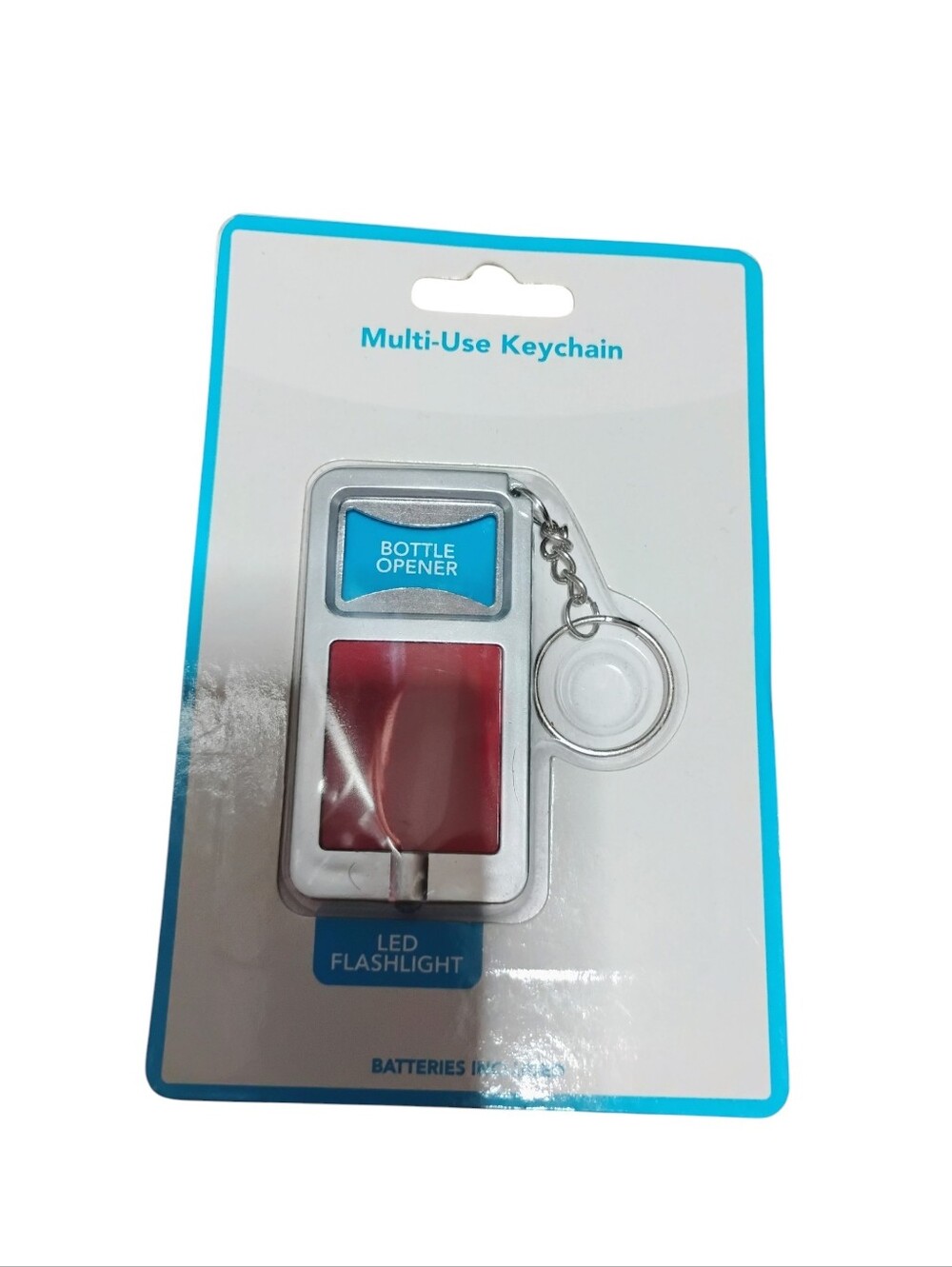 ❤️ Multi-Use Keychain with Bottle Opener and LED Flashlight